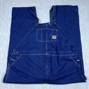 NWT Carhartt R07 DST Denim Overalls 52x32
